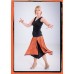 Rombo naranja skirt